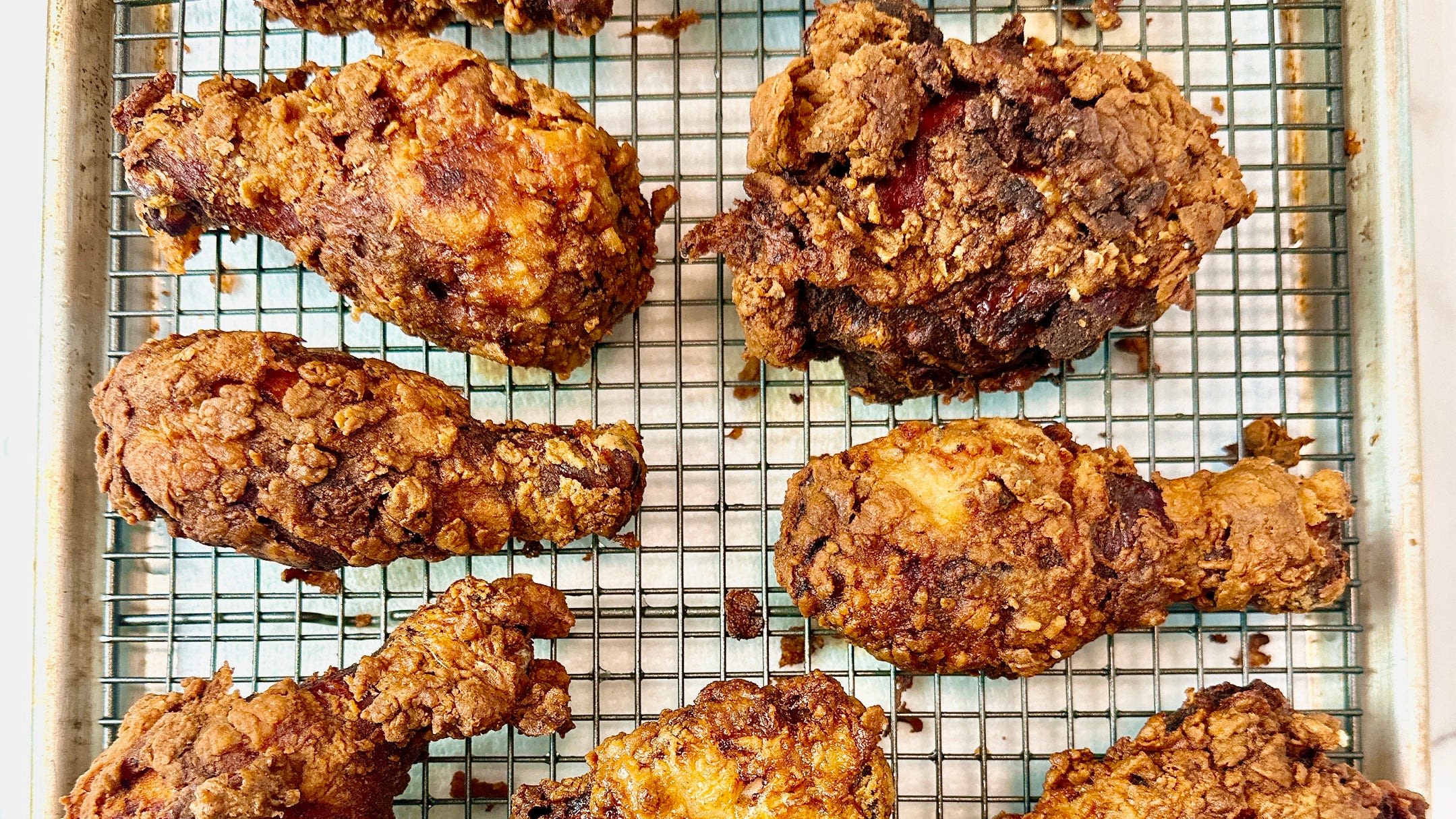 Fried chicken is simple to make, but there's a trick to perfect crunch. Here's your recipe