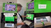 Un argentino mostró cómo es la máquina automática que te compra tu celular en segundos en un WalMart