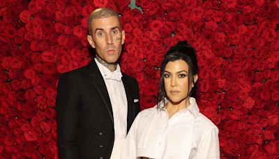 Kourtney Kardashian and Travis Barker under fire over Halloween decor