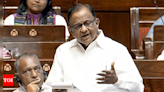 Former finance minister Chidambaram raises four issues with Budget in Rajya Sabha | India News - Times of India