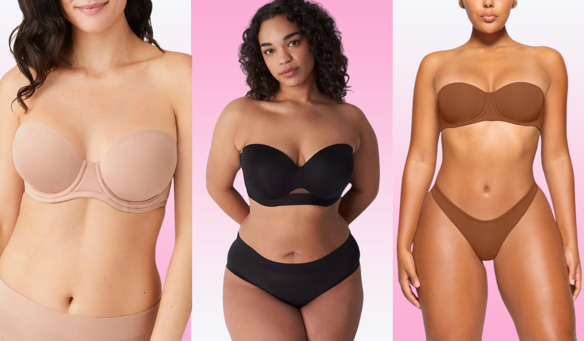 The 14 best strapless bras for every outfit in 2024, according to experts