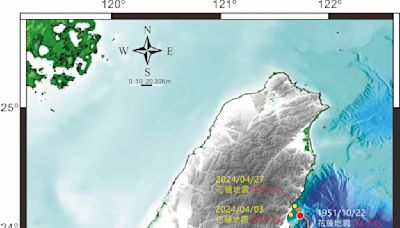 震不完！台大學者示警：短期內恐持續地震 曬一圖呼籲「注意3斷層段」