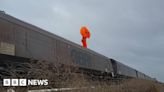 Drax: Grandmother fined for climbing on train during protest