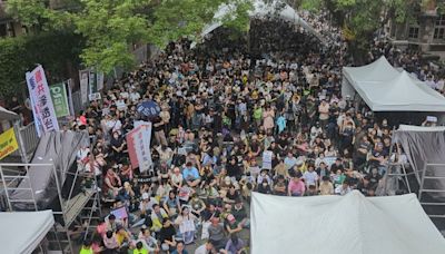 立法院外5000人集結抗議 網酸「大型面試競爭激烈」｜壹蘋新聞網