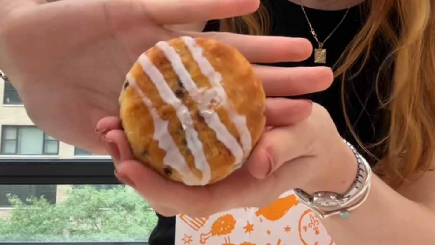 I Tried Popeyes' New Chocolate Chip Biscuit & Have Very Specific Thoughts