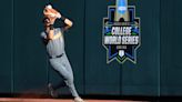 Watch: Tennessee baseball's Hunter Ensley makes highlight-reel catch vs UNC during CWS