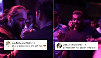 Anant Ambani Kisses Salman Khan's Hand At His Sangeet Ceremony; Latter Lovingly Embraces Radhika Merchant-Watch