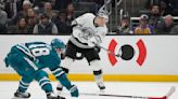 Zetterlund leads Sharks to 4-3 shootout win over slumping Kings