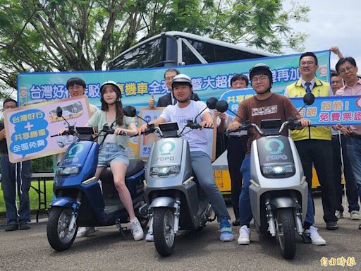 暨大生搭台灣好行公車往返台中高鐵站免費 騎校內共享電動機車前30分也免錢