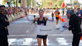 Overcoming a three-year hamstring battle, Kate Landau wins Detroit women's marathon