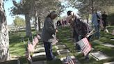 Planting flags for veterans ahead of Memorial Day