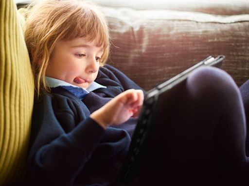 Yorkshire mum lets her toddler watch up to seven hours screen time a day