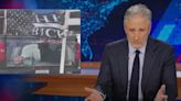 Jon Stewart Mocks Media Coverage of Trump’s Hogtied Biden Post: ‘Aren’t You the Same Networks That Show Reruns of 9/11 Every Year...