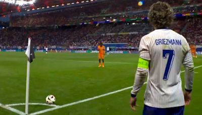 Fan in 'unhinged' act towards Antoine Griezmann which 'only misses by inches'