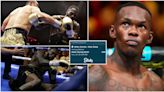 Israel Adesanya loses huge sum after Deontay Wilder's brutal knockout defeat