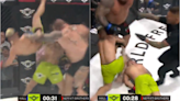 Video: Strongman Eddie Hall launches opponent airborne, then clocks him cold in wild 2-on-1 fight