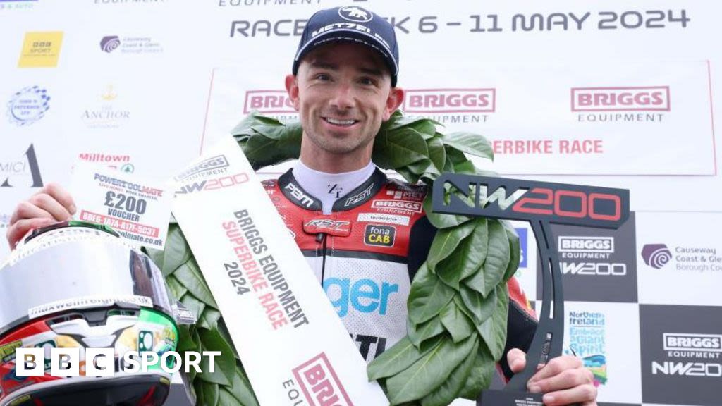 North West 200: Irwin wins thriller to equal Superbike record