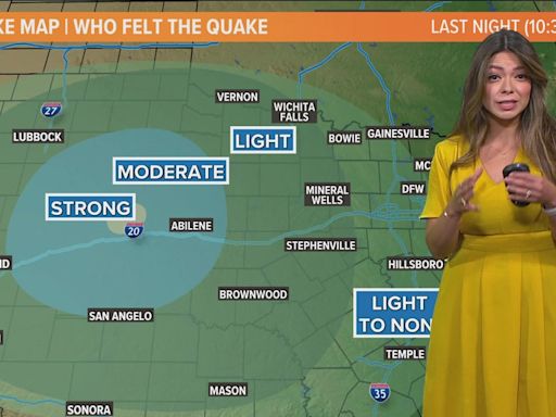 3 earthquakes happen in same area of Texas late Monday night