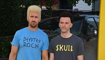 Ryan Gosling looks unrecognisable in Beavis and Butt-head appearance at The Fall Guy LA premiere