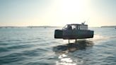 Watch as 'river limo' electric boat FLIES on water gliding over bumpy waves