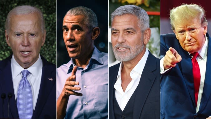 Biden, Trump, Obama, and George Clooney Are All Fighting
