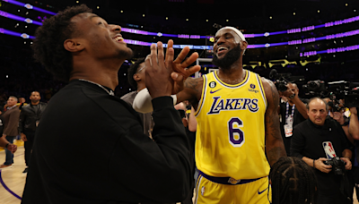 LeBron James says playing with son Bronny on Lakers will be a 'dream come true'