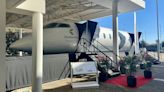 Bombardier Challenger 3500 Business Jet Mockup on Display in Italy