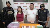 Arrestan a pareja con dos kilos de droga en Chiclayo