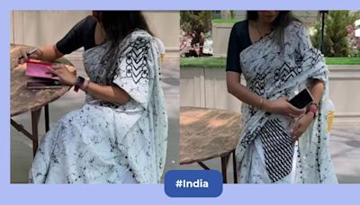 'Womenkind needed this': Saree with pockets goes viral online, watch