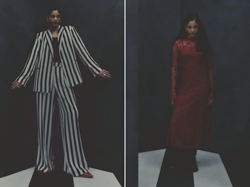 ‘Beetlejuice 2’s’ Fashion Line From Colleen Atwood Includes Iconic Striped Suit and Red Wedding Dress (EXCLUSIVE)