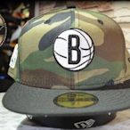 New Era NBA Brooklyn Nets Camo 59Fifty 美國職籃布魯克林籃網迷彩全封尺寸帽