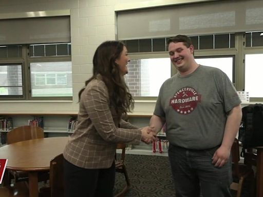 Mathew Miller named May 2024 Student Employee of the Month by OhioMeansJobs Allen County