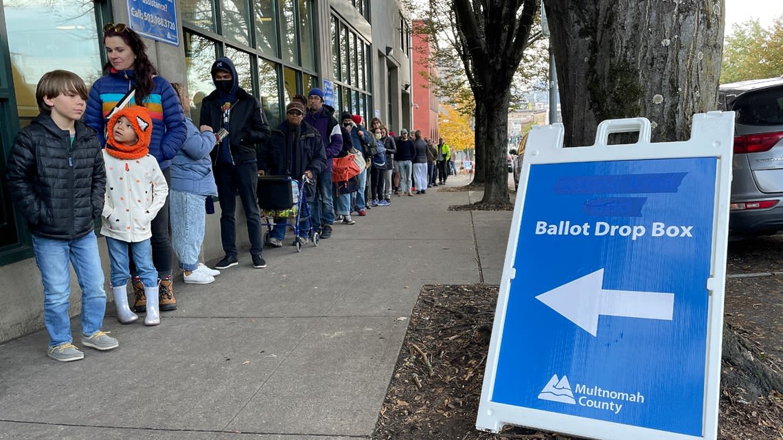 Where should I drop off my ballot for Oregon's 2024 primary election?