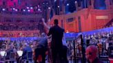 Just Stop Oil protesters rush stage at the Royal Albert Hall on opening night of the proms