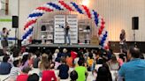 Olympian Suni Lee inspires students at her alma mater, St. Paul’s Battle Creek Elementary