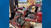 Fire: Baby survived Goodyear crash thanks to car seat