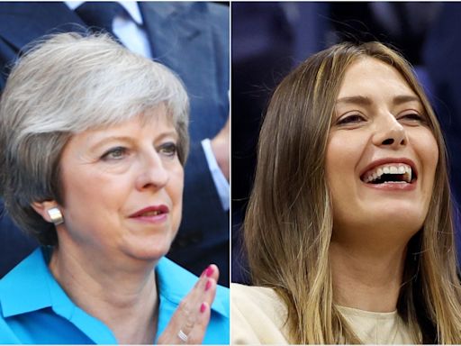 From Theresa May to Maria Sharapova: Who’s who in the Royal Box on Wimbledon day three?