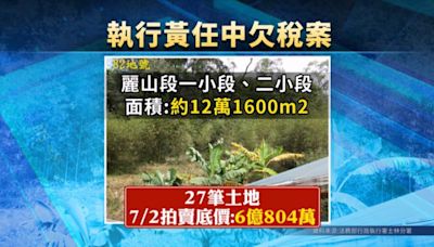 黃任中家族蟬聯欠稅大戶之首15年 明日將拍賣27筆擔保人土地