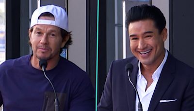 Mark Wahlberg Honors Friend Mario Lopez With Sweet Hollywood Walk Of Fame Speech: 'I Look Up To You' | Access