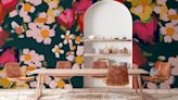 7 fanciful floral wallcoverings to bring a bare wall into bloom