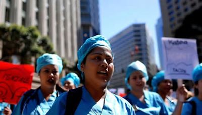 Nurses Protest Against the use of AI in Healthcare at Kaiser Permanente