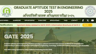 GATE 2025: Registration closes soon for application without late fee at goaps.iitr.ac.in