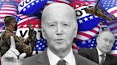 Ukraine-Russia war – live: Biden says history will judge US as funds for Kyiv to fight Putin’s forces collapse