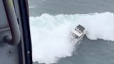 Terrifying Video Shows Dramatic Ocean Rescue As Wave Flips Yacht