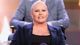 Nicole Eggert reveals her shaved head after breast cancer diagnosis