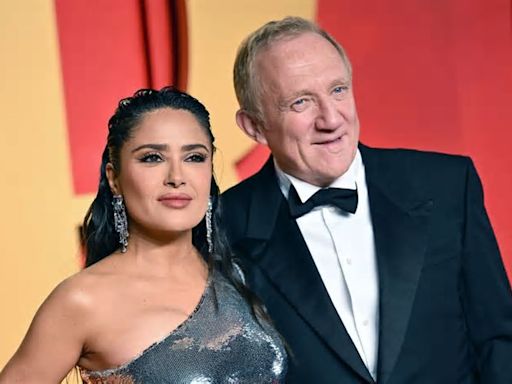 Look: Salma Hayek shares photos from wedding to 'soulmate' Francois-Henri Pinault