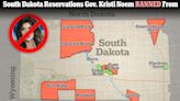 Map reveals how much of South Dakota Governor Kristi Noem can't visit