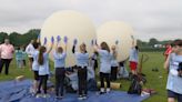 Concord fourth graders launch weather balloons