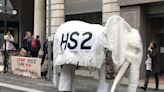 Protestors oppose route-wide HS2 injunction plan targeting ‘persons unknown’