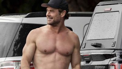 Chris Hemsworth festeja su cumpleaños sin camisa, Sofía Vergara y más fotos de famosos